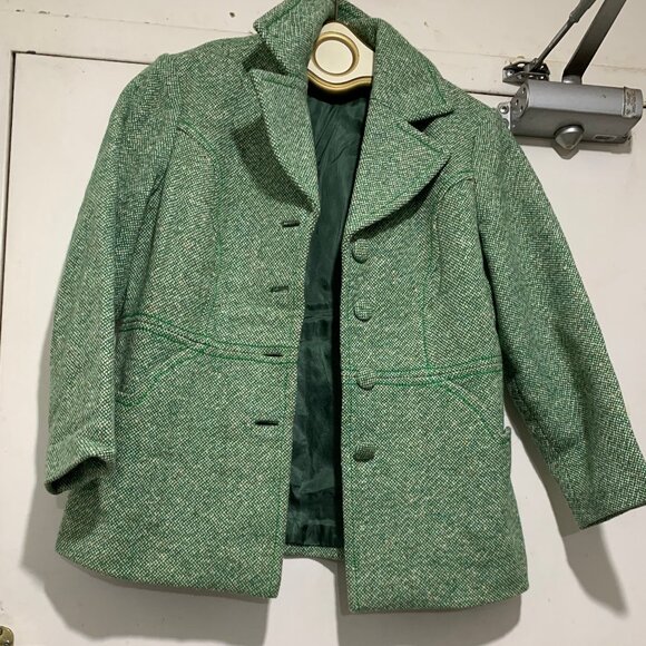 VINTAGE WOMEN'S TAILORED TWEED JACKETS SIZE S/XS - Picture 7 of 11
